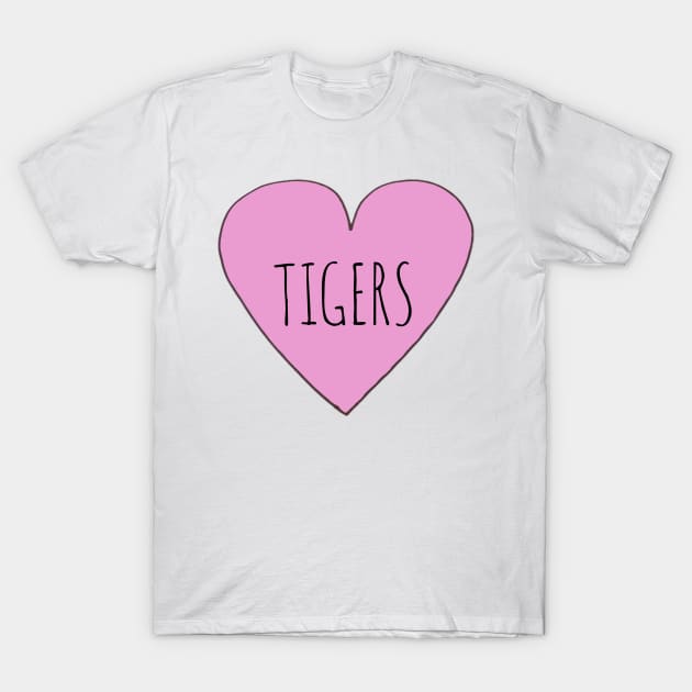 Tigers Love T-Shirt by wanungara